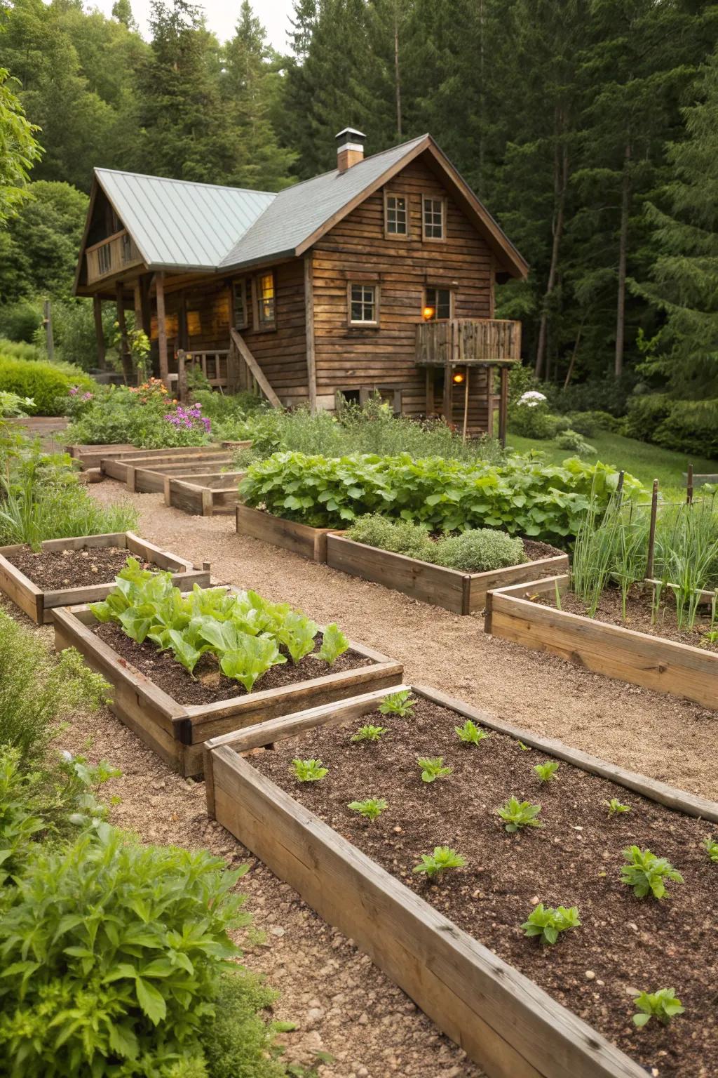 Ground cover aids in keeping moisture and lessening weeds in your outdoor space.