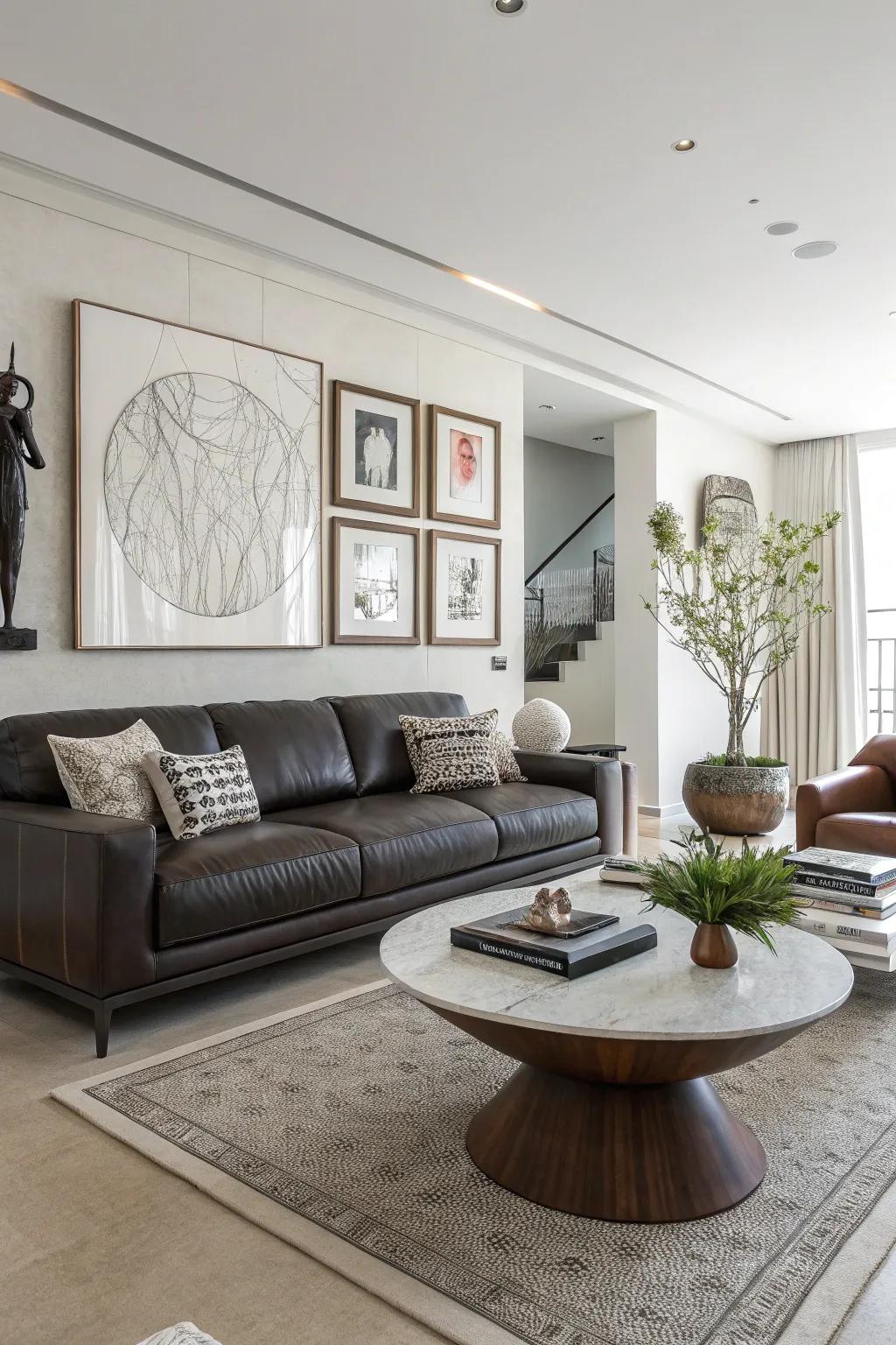 Uniquely designed tables add an artistic flair to any space.