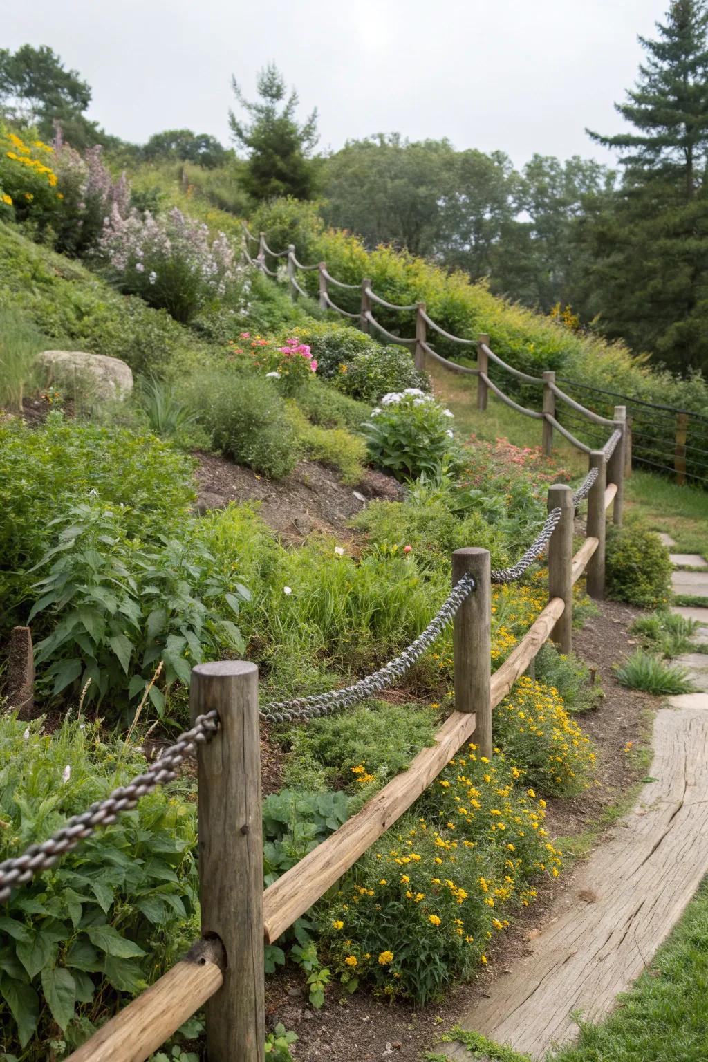 Staggered heights add a playful touch to your landscape's contours.
