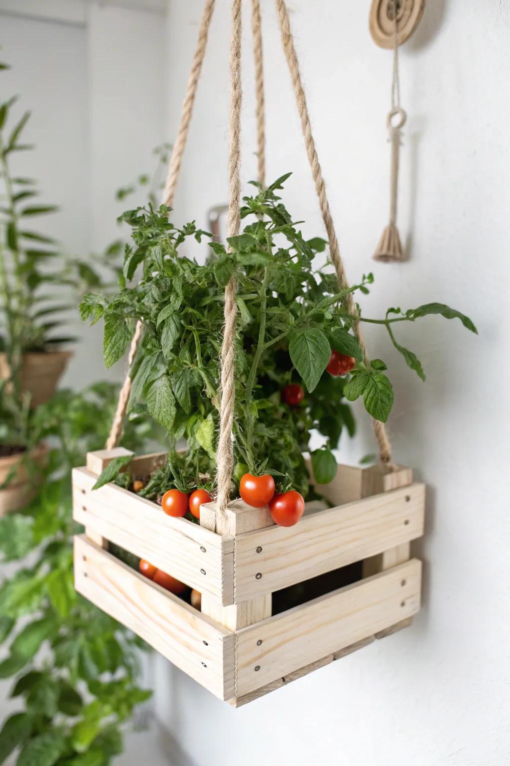 Elevate your garden style with this chic vertical hanging planter—where simplicity meets vibrant beauty.