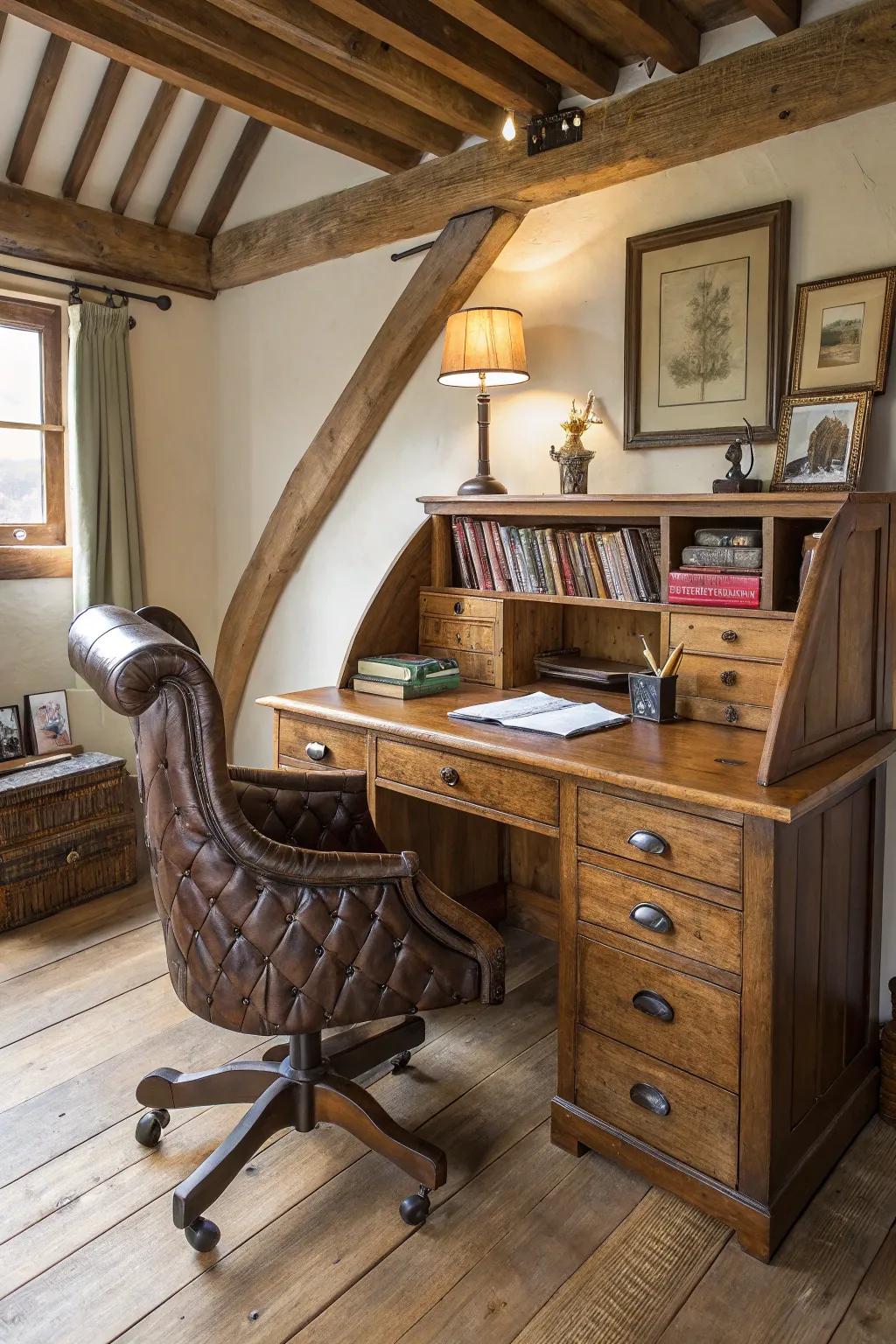 Nostalgic elements create a timeless allure.