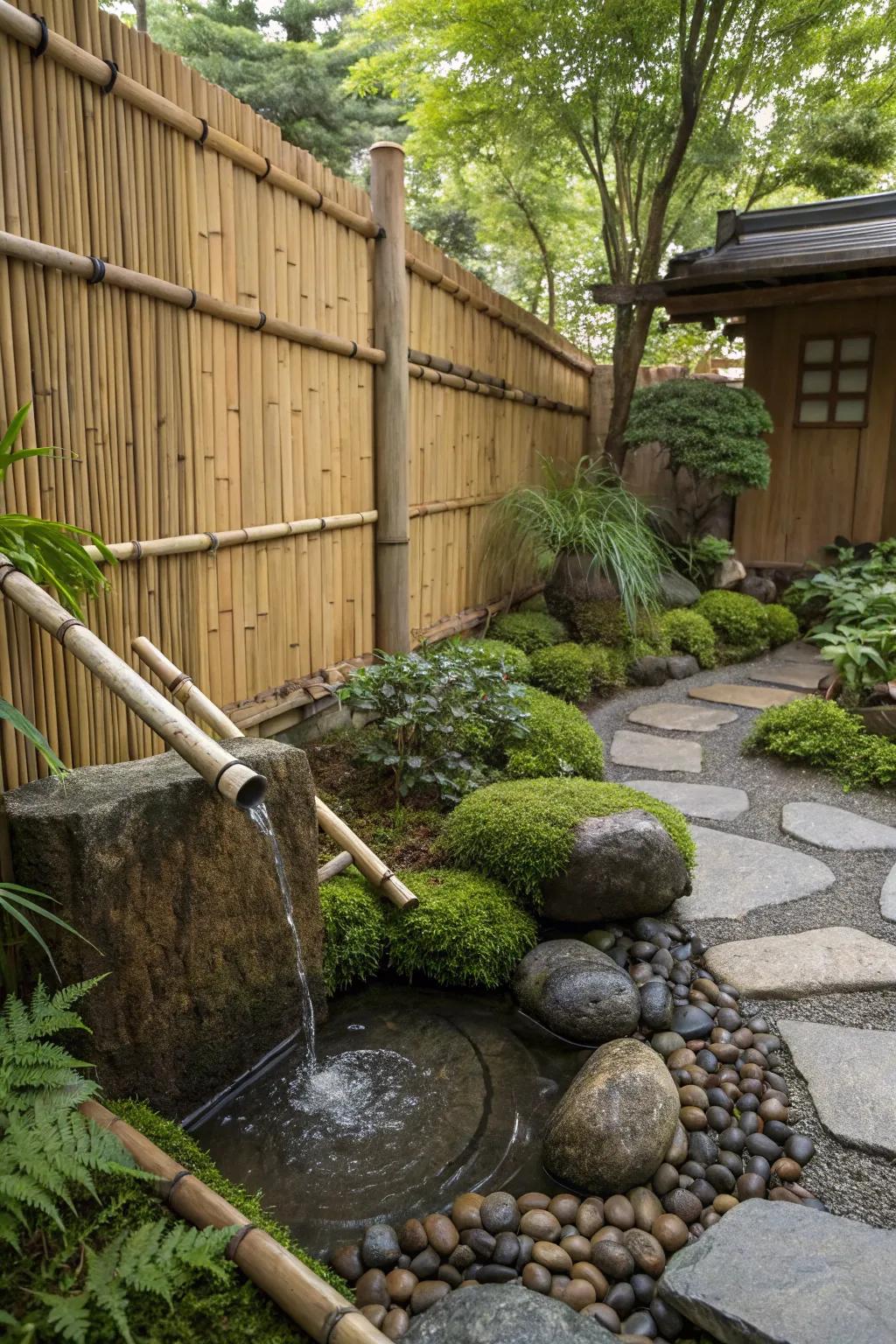 Bamboo infusing a sense of calm and exoticism.