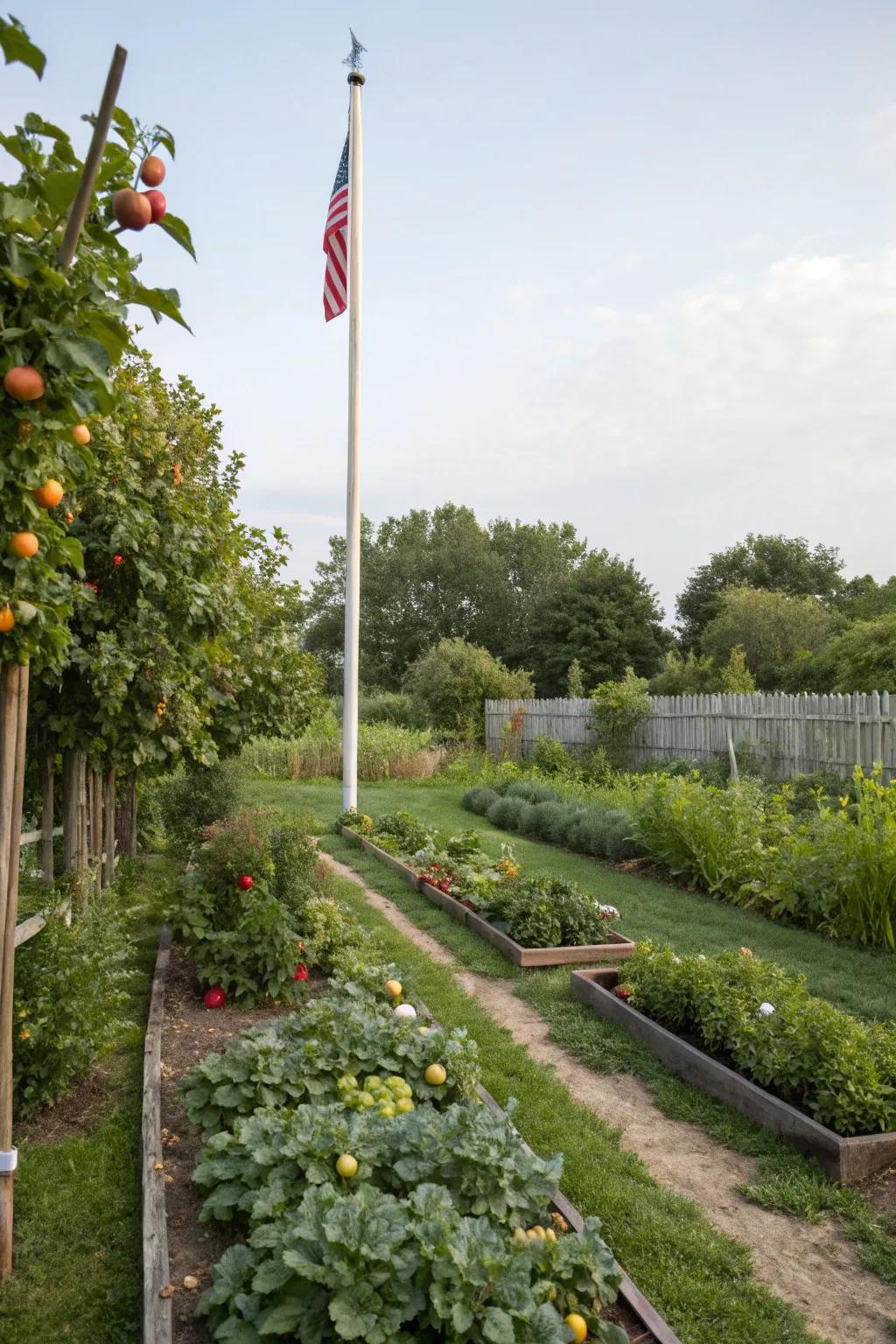 Consumable landscaping provides both beauty and yield.