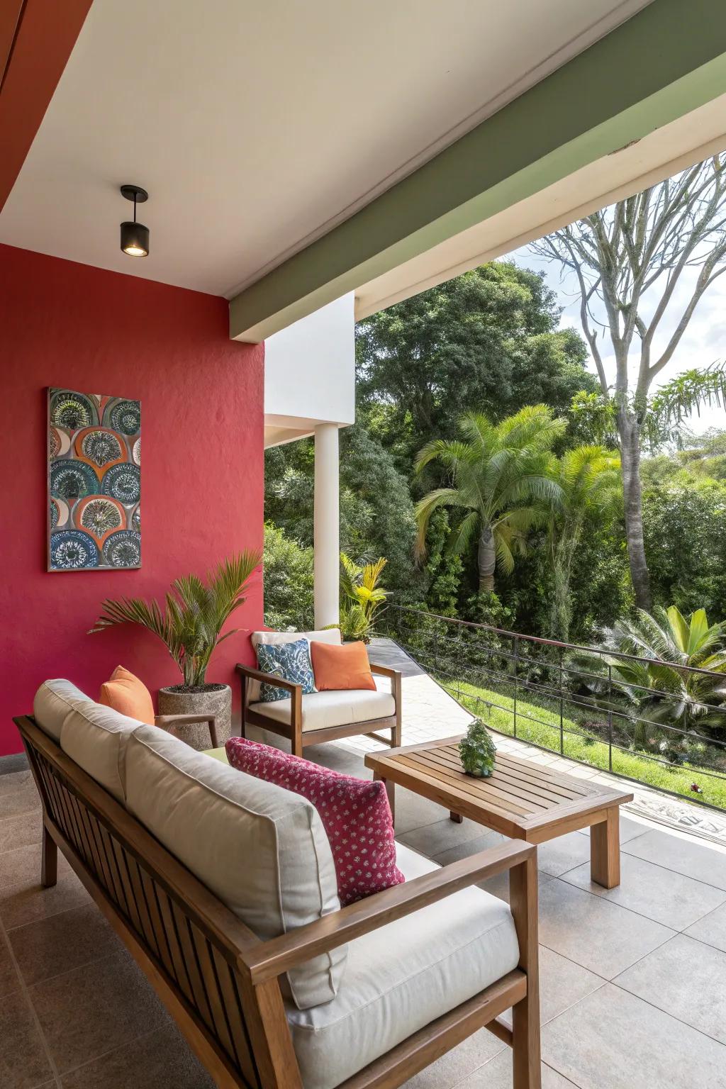 Make a bold statement with a stunning accent wall.