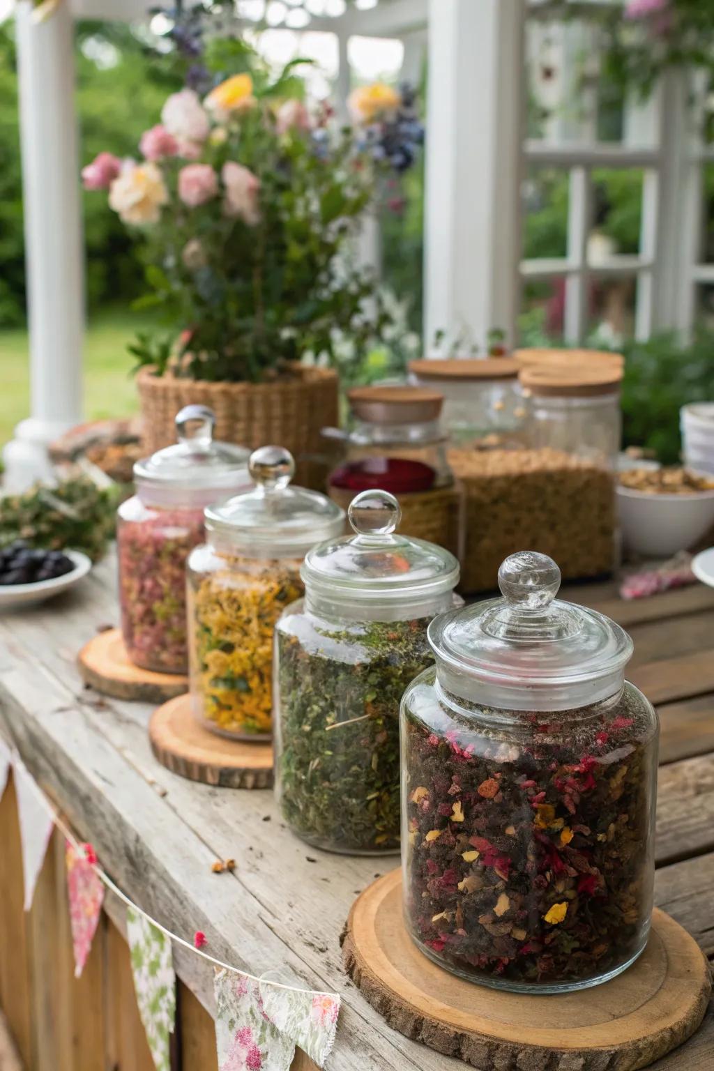 Unique tea blends offer a delightful twist to the traditional tea menu.