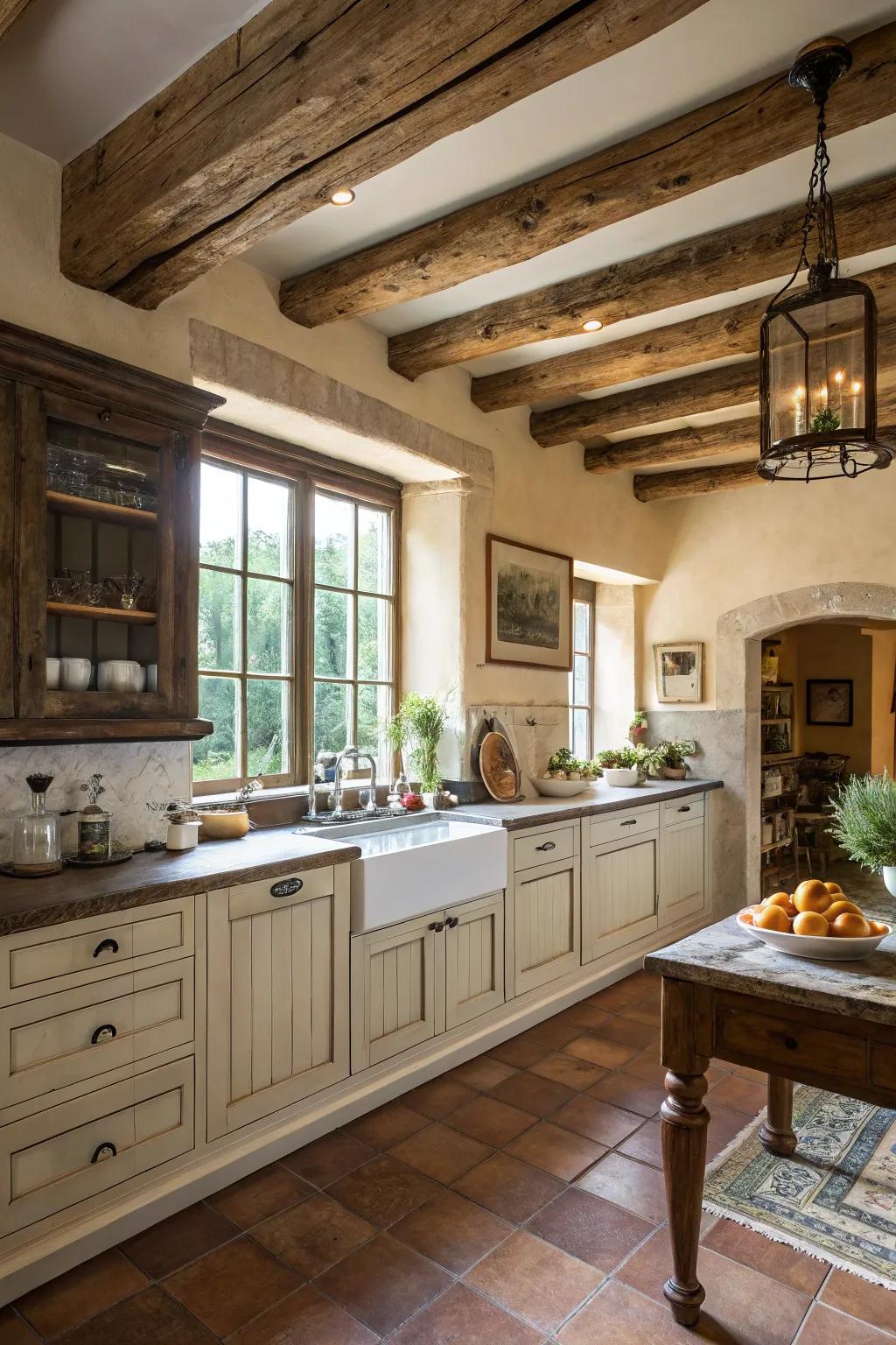 Historic materials add character and a touch of history.