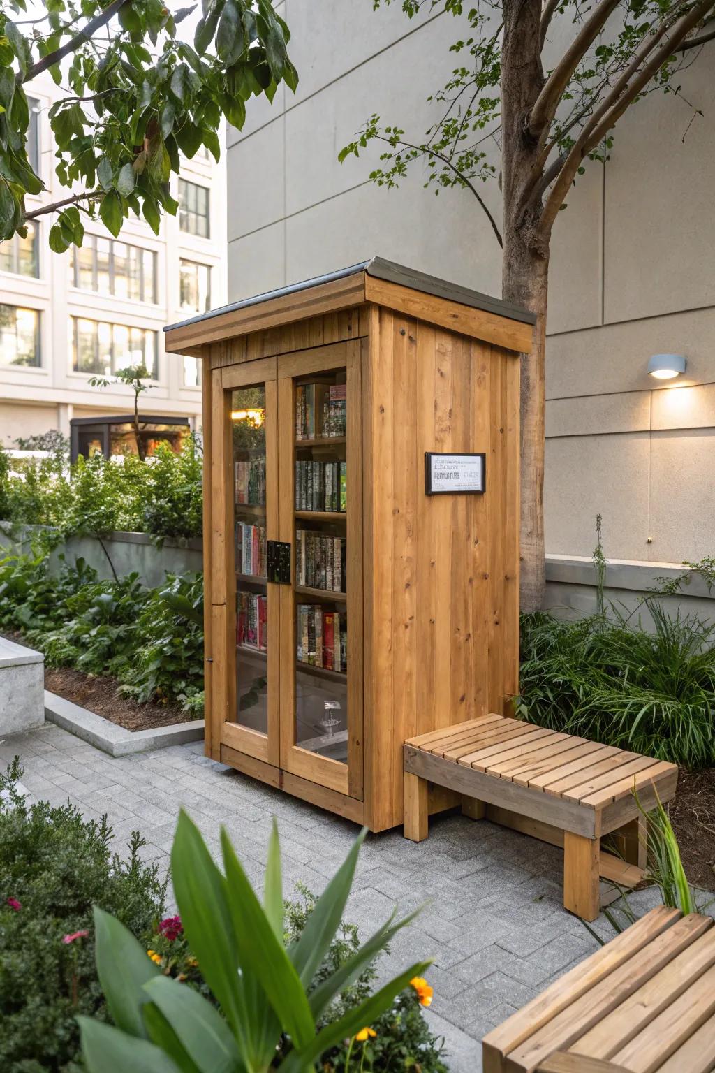 Discover a world of stories in this charming mini library—where simplicity meets vibrant inspiration.