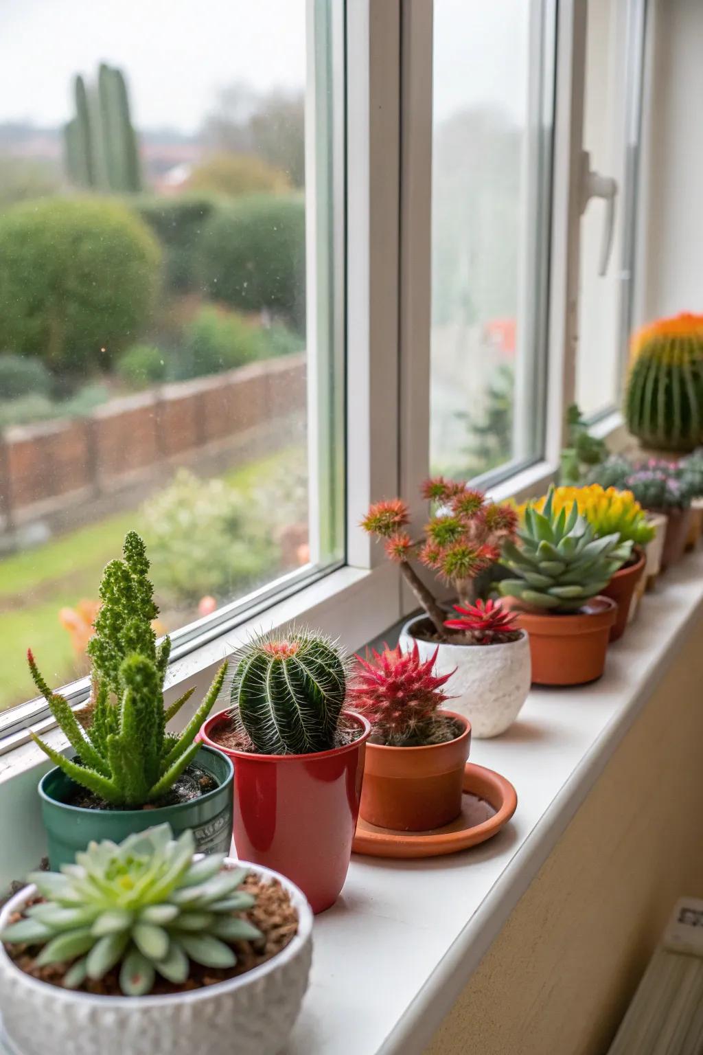 Brighten your windows with sun-loving plants.