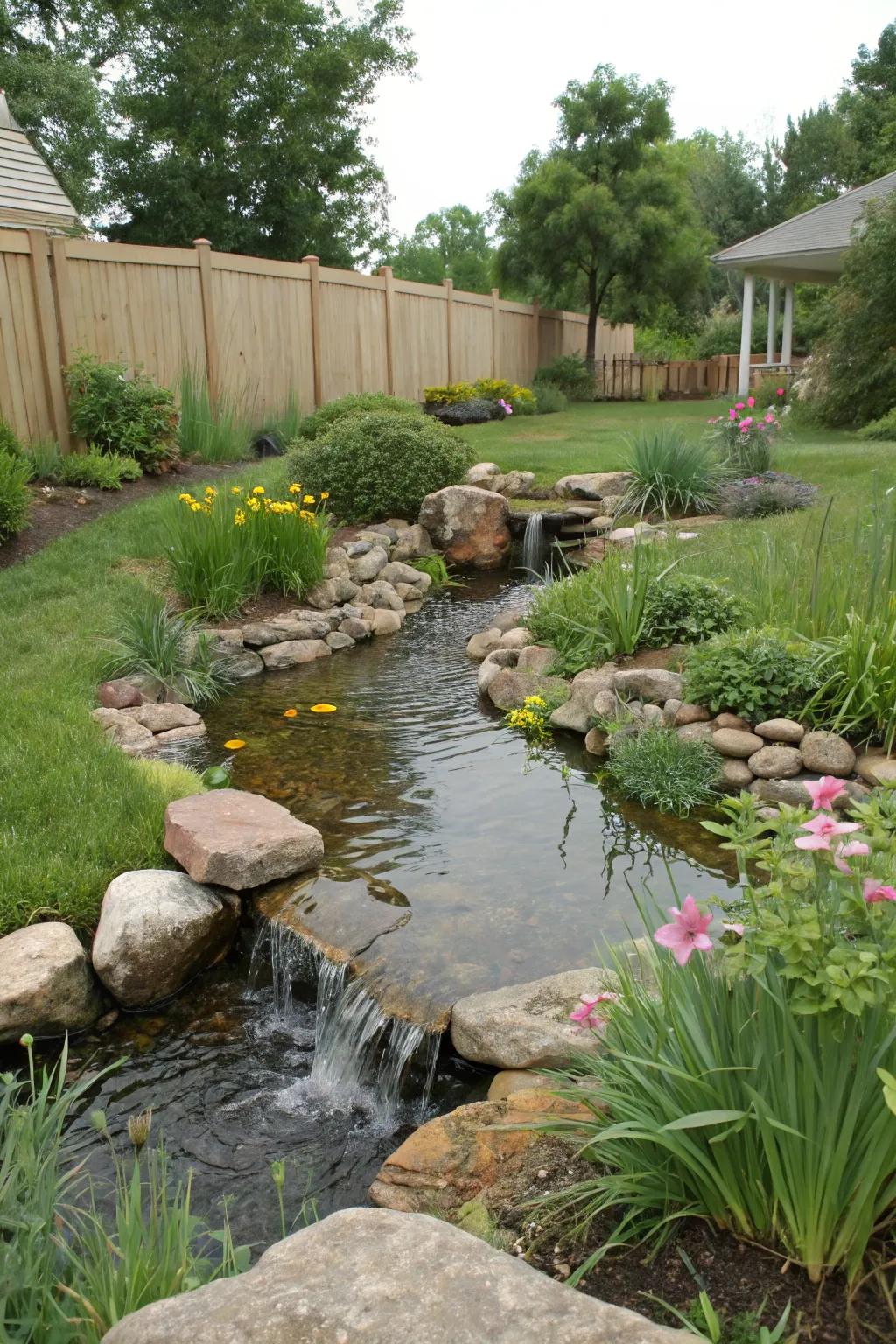 Eco-conscious streams employ sustainable conventions for a greener garden.