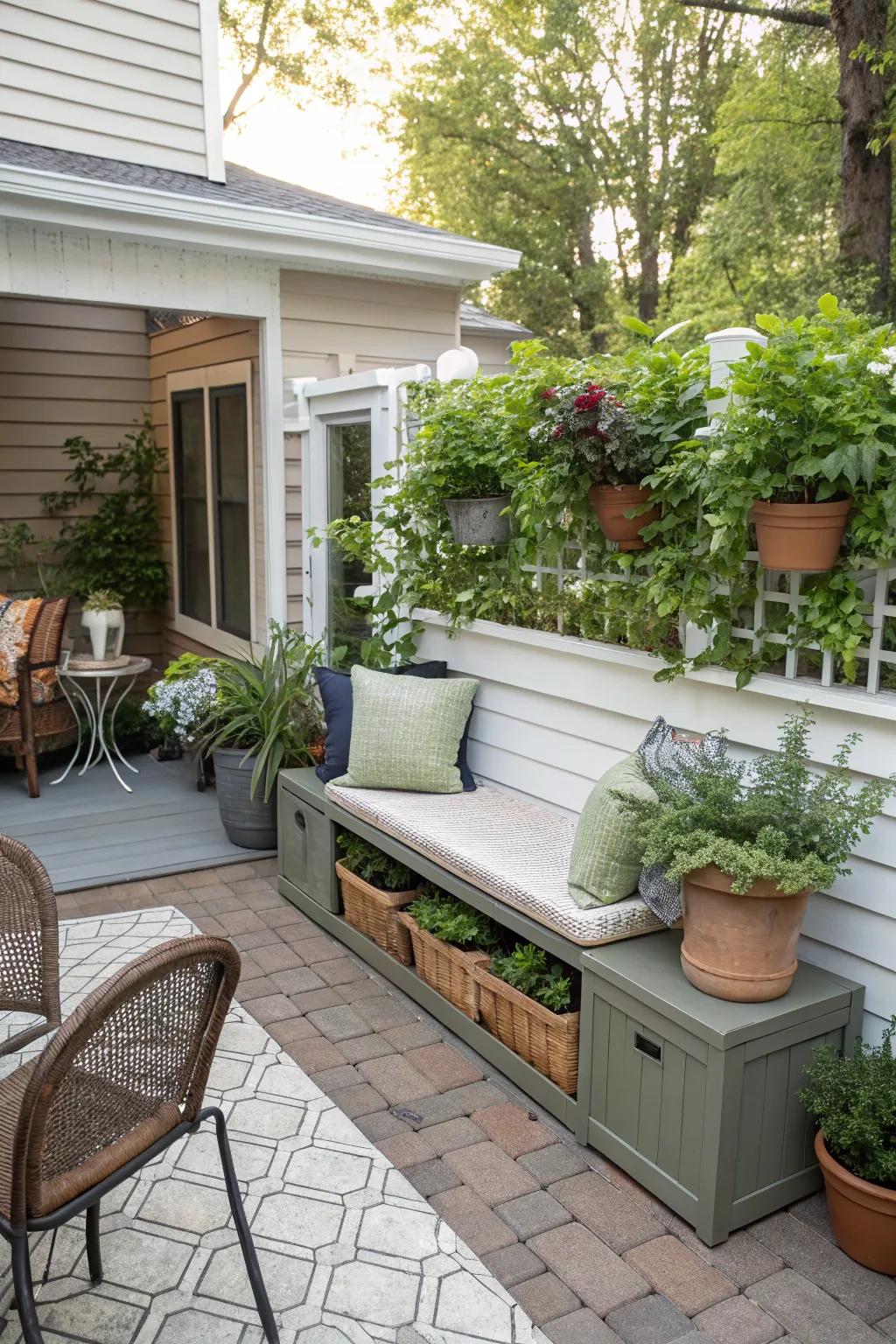 Multi-functional furniture enhances utility in small spaces.