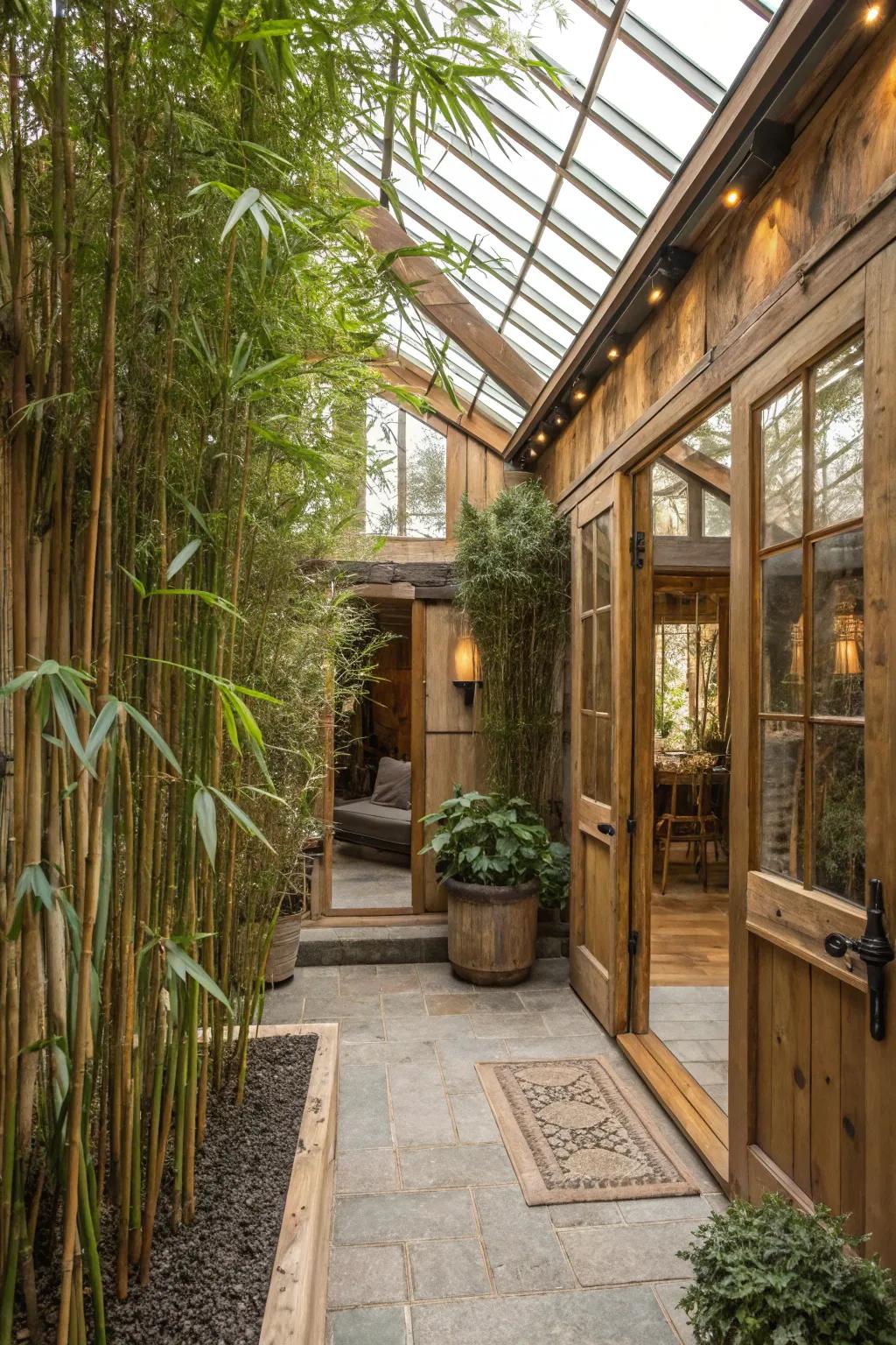 Eco-friendly materials bring sustainability and style.