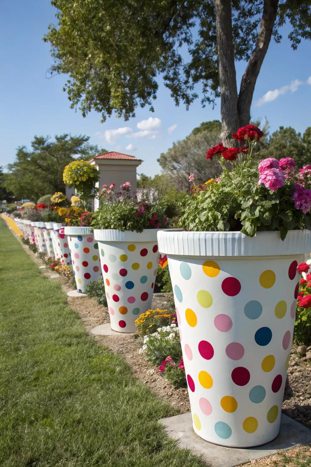 Inject joy into your garden using creative planter designs.