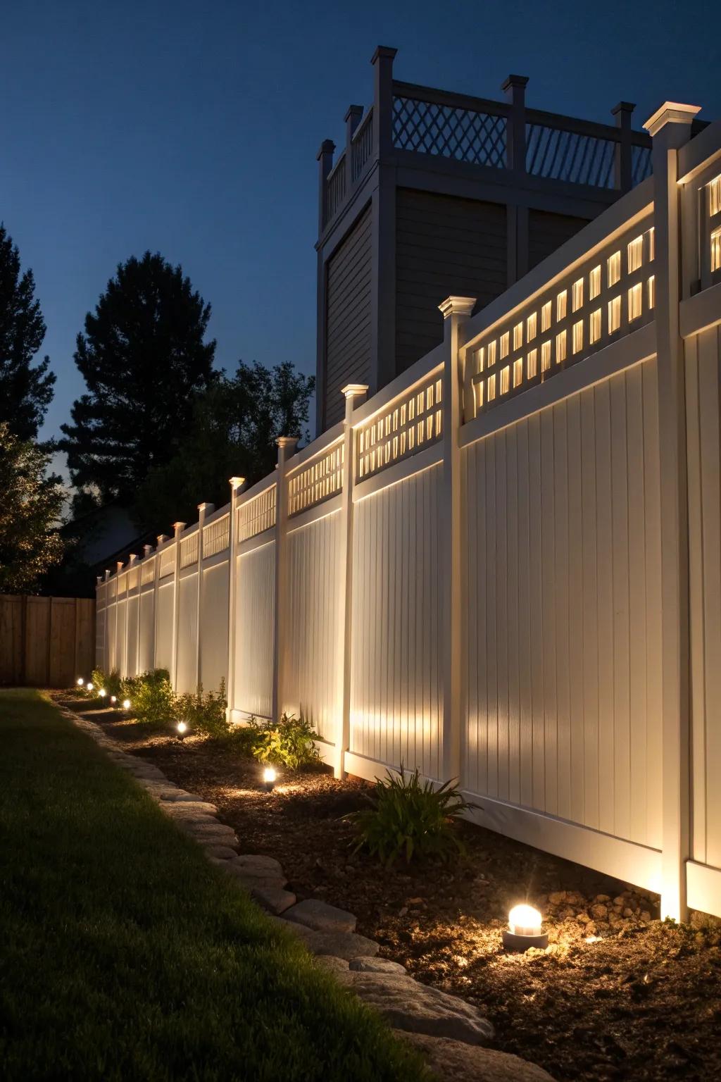 Ascending illumination contributes drama and elegance to your landscape.