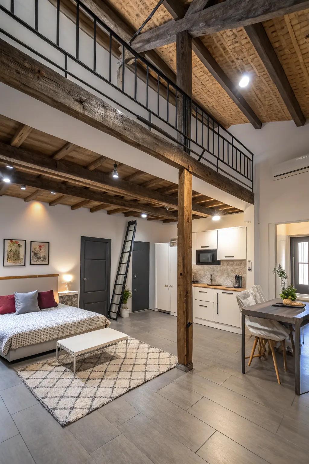 Architectural minutiae enrich charm without overcrowding the space