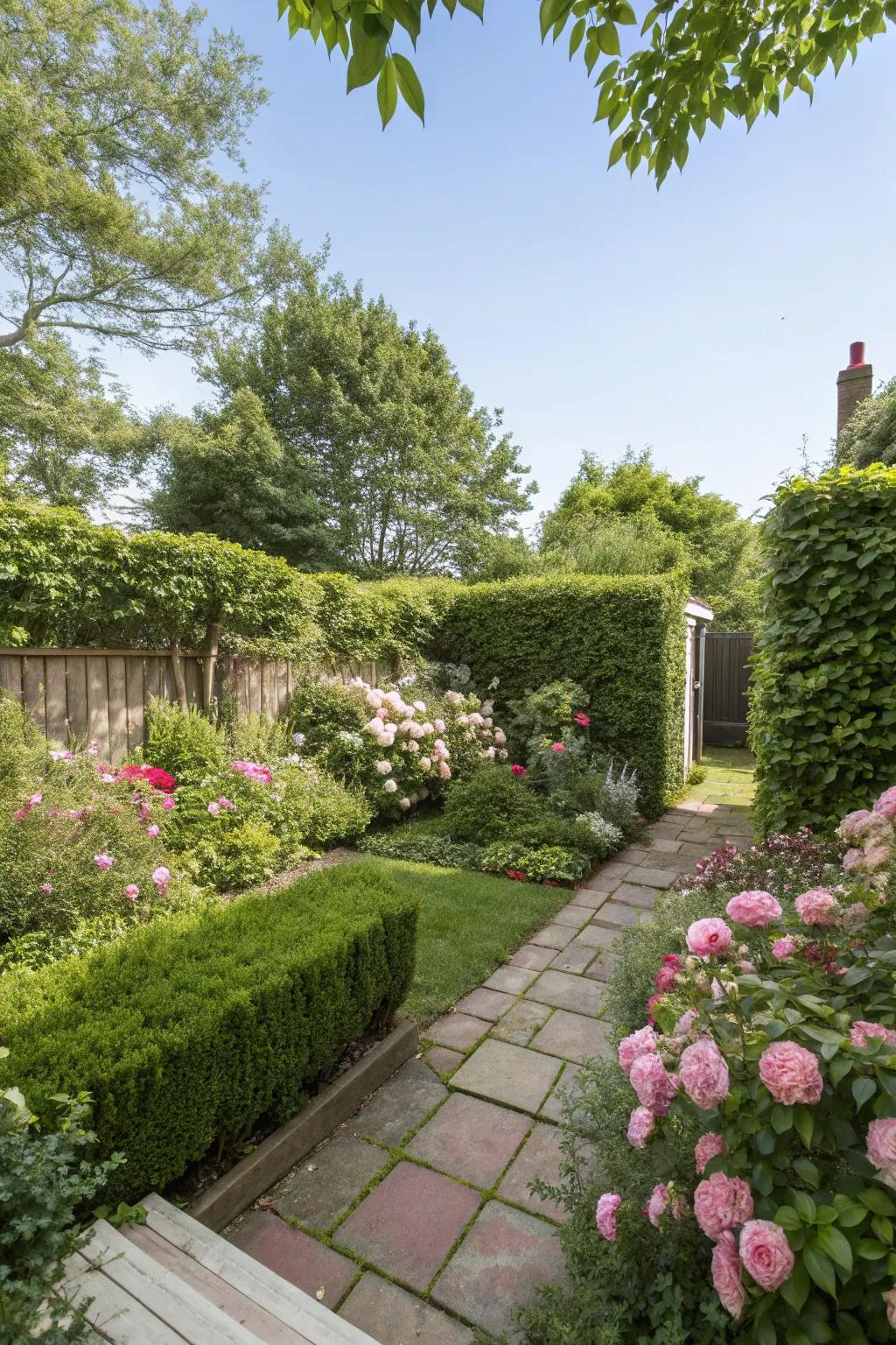 Find peace in a hidden garden getaway.