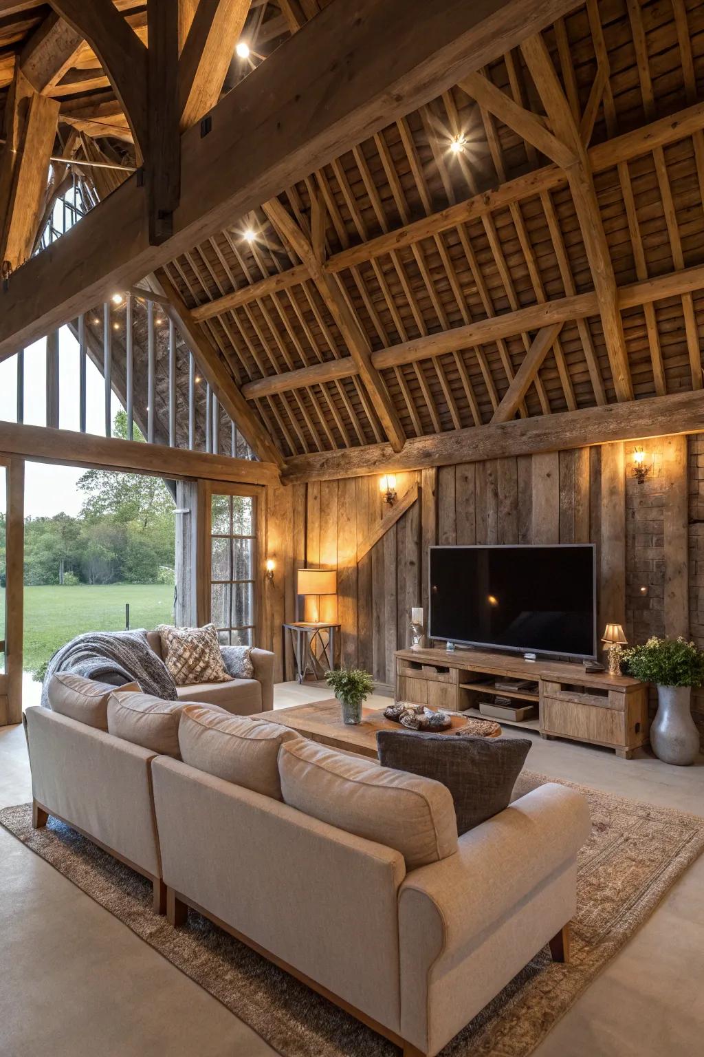 Barn shifts provide a mix of past and modernity.