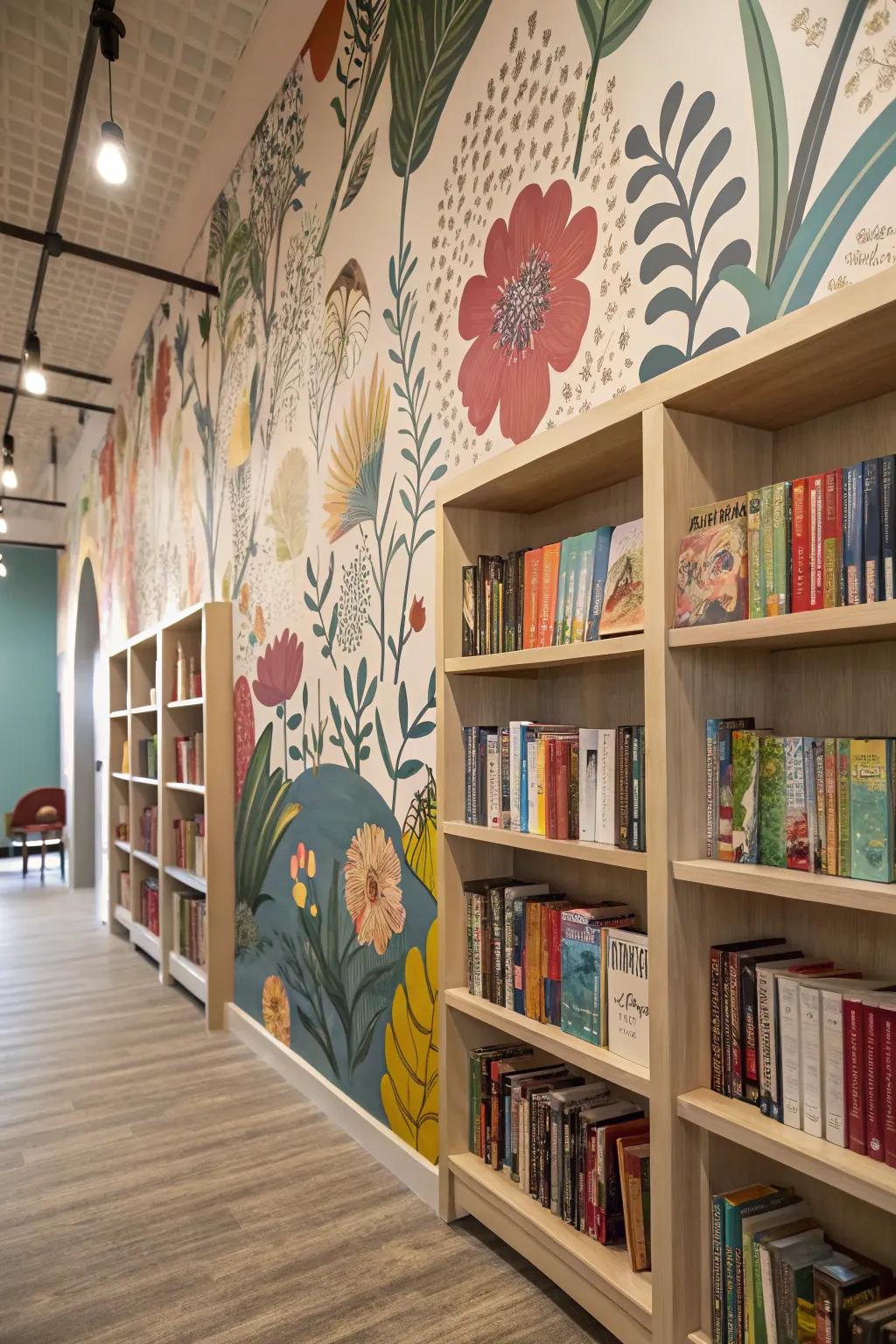 Artistic backdrops add depth and visual interest.