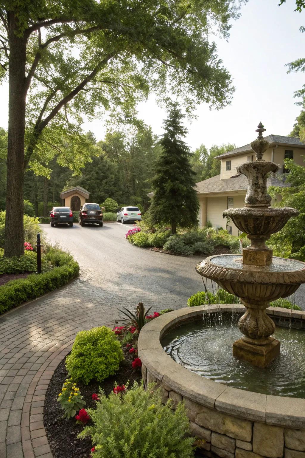 A central focal point adds a touch of luxury and focus.