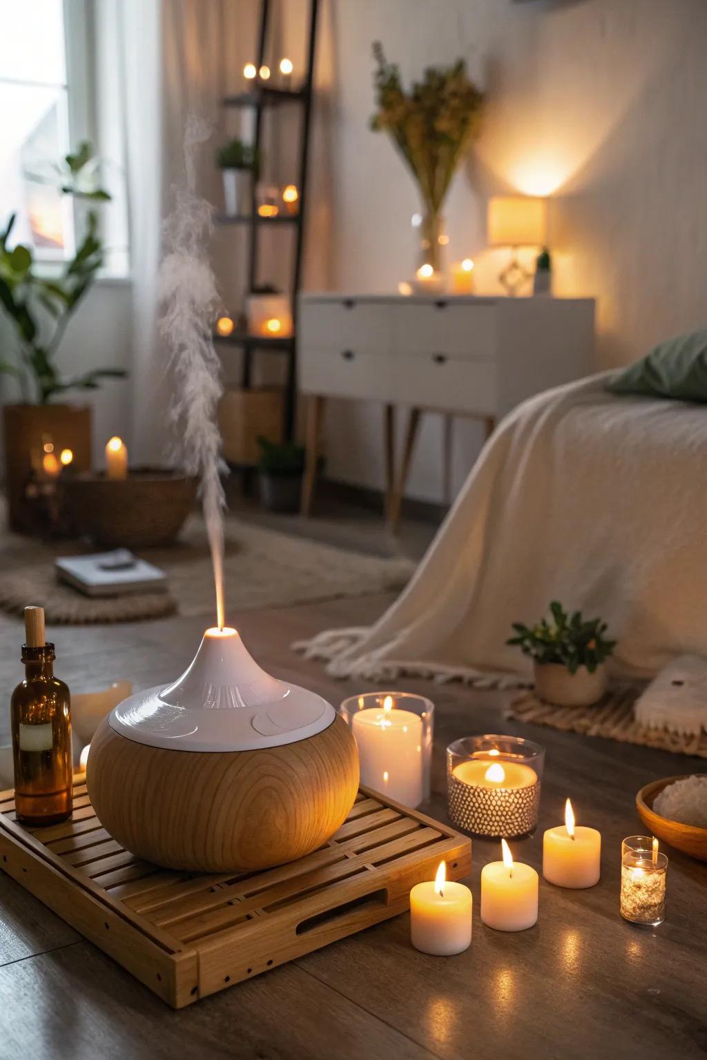 Infuse your space with soothing scents.