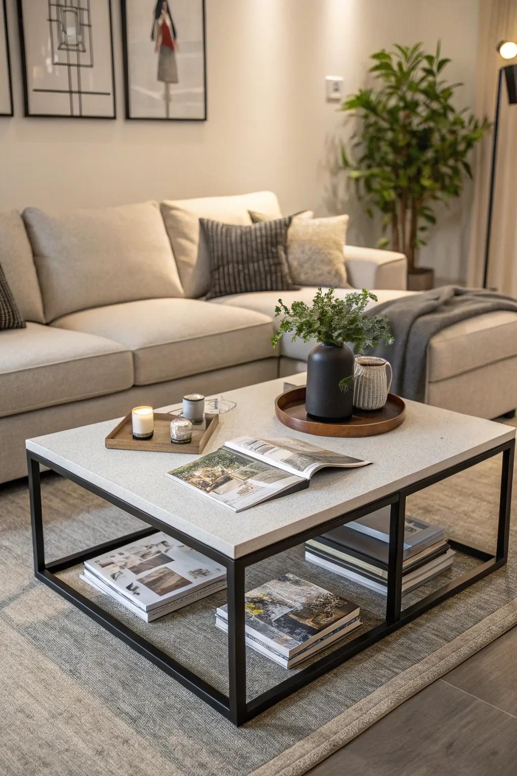 Complete your corner sofa setup with a perfectly paired coffee table.