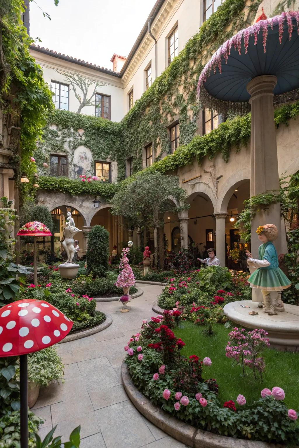 Garden art adds personality and charm to your courtyard.