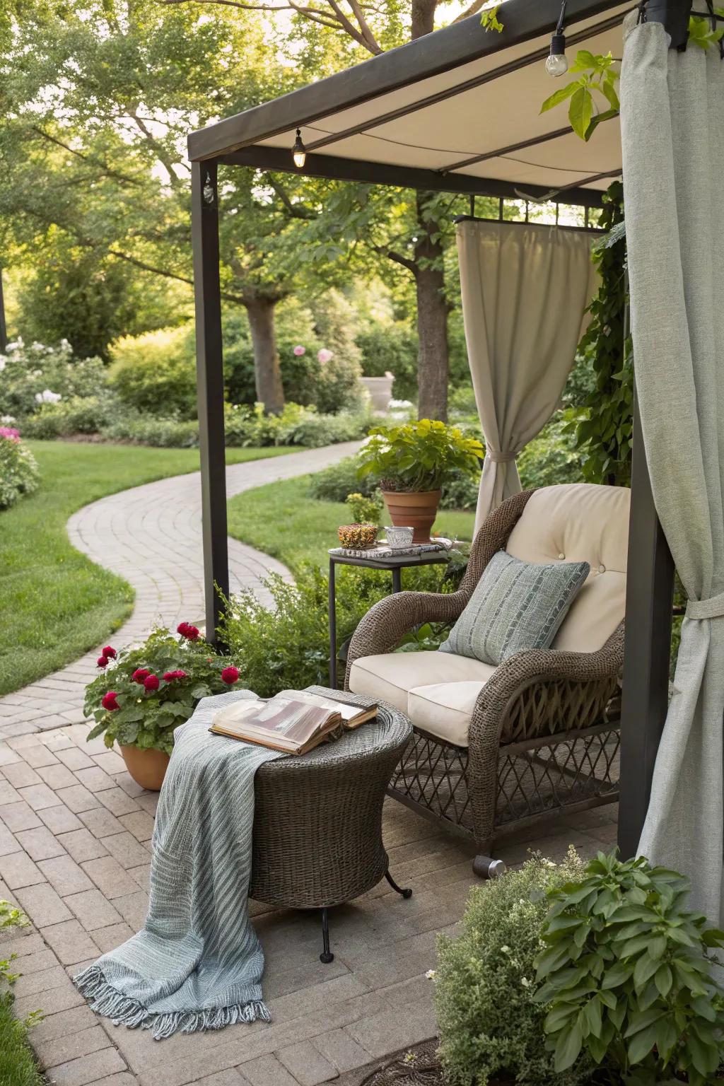 Reading outdoors offers a refreshing change of scenery for ultimate relaxation.