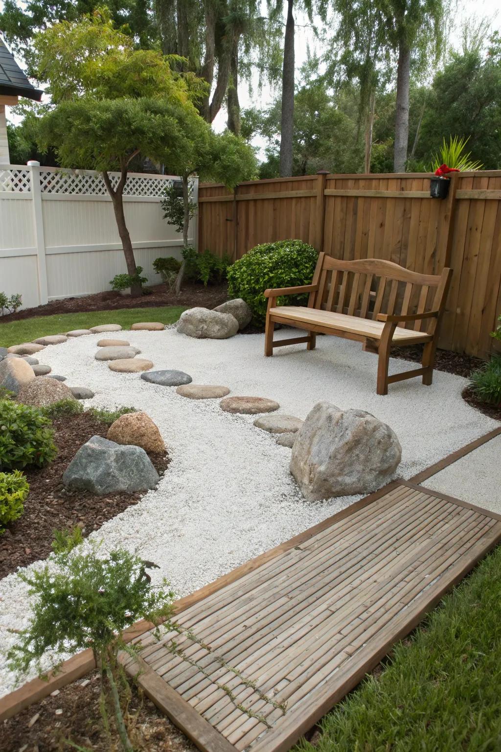 A Zen corner delivers a serene getaway within your garden.