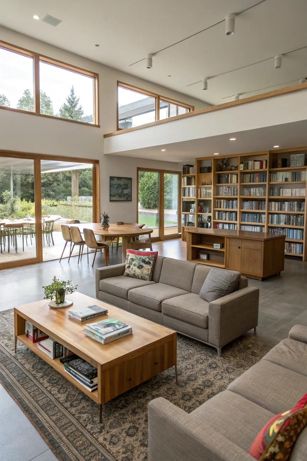 An open design offers versatility in a sanctuary.