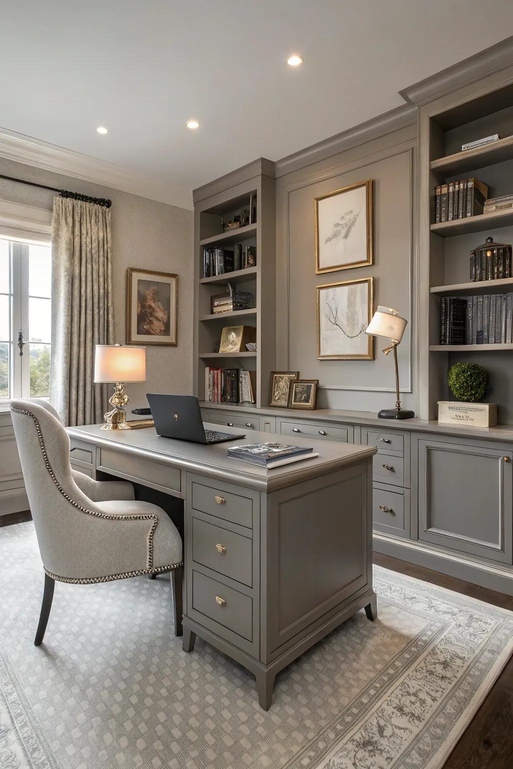 Stone desks offer ageless elegance and versatility.