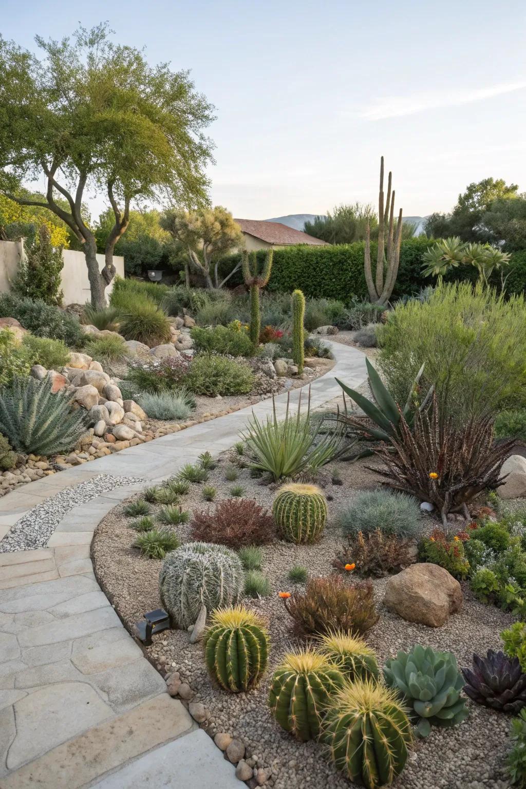 Xeriscaping combines beauty with water conservation.