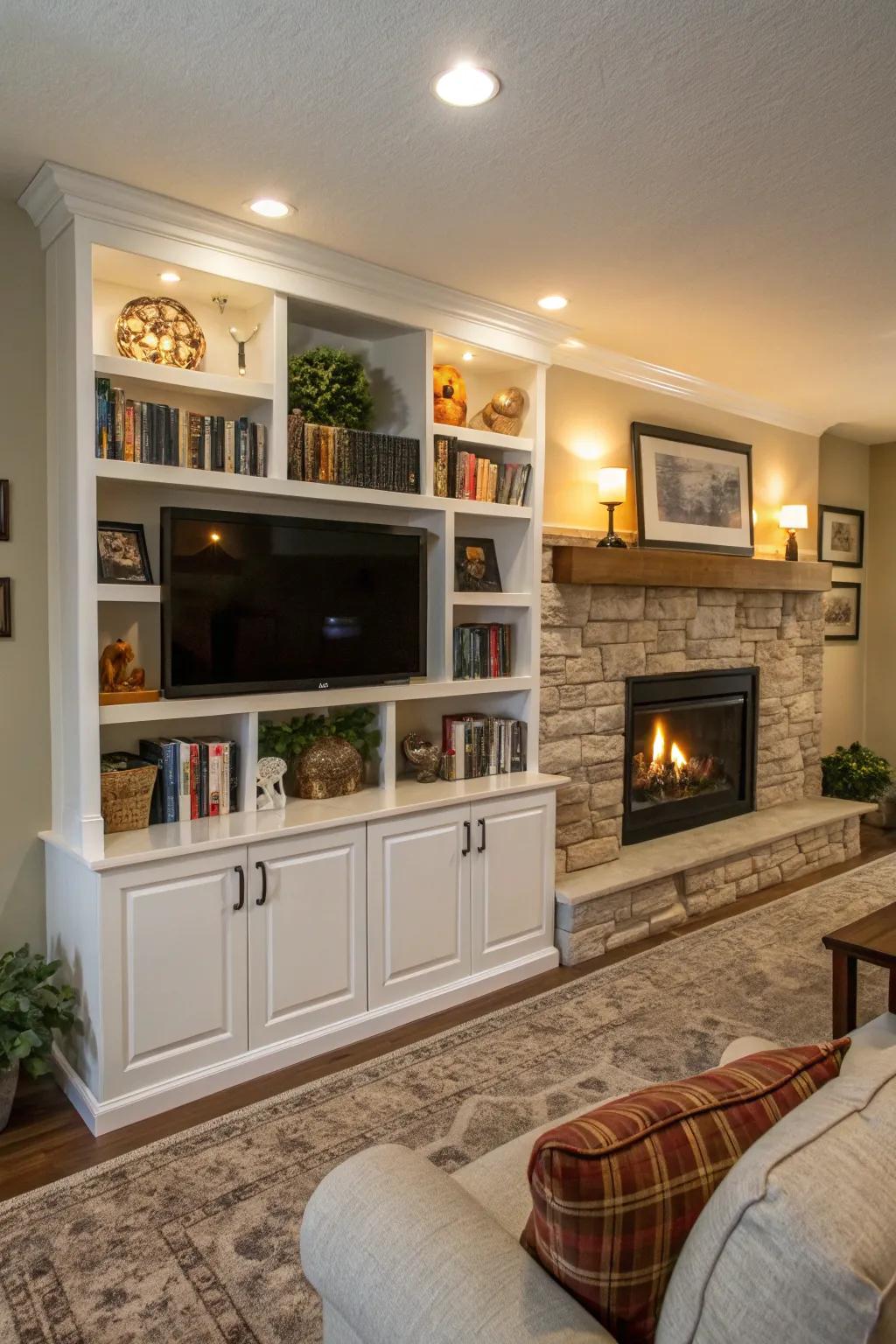 Personal showcase: The attraction of open shelving.