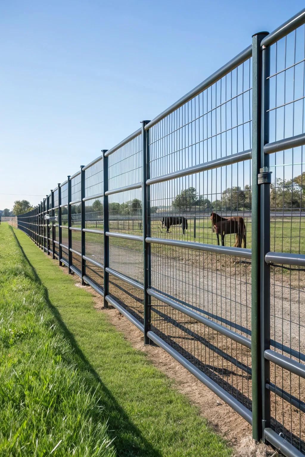 Welded segment barriers are built for strength and stability.