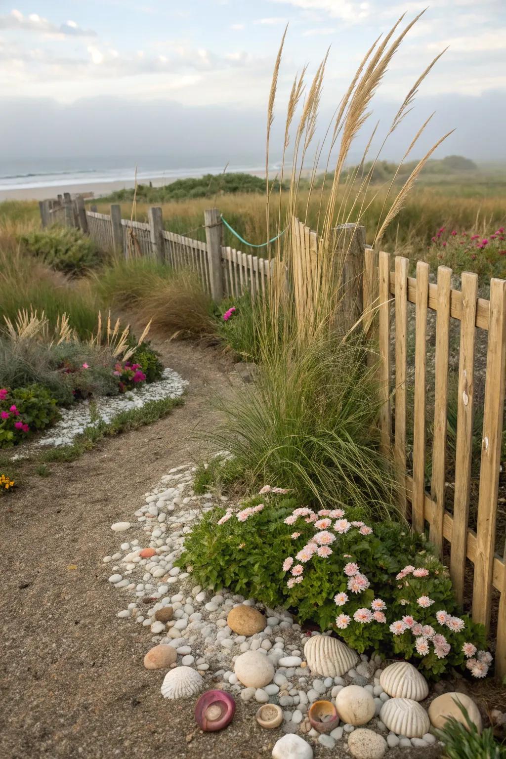 Coastal themes bring the beach vibe directly to your backyard.