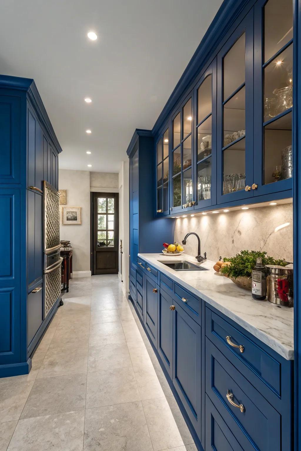 Cabinetry that is sure to draw focus.