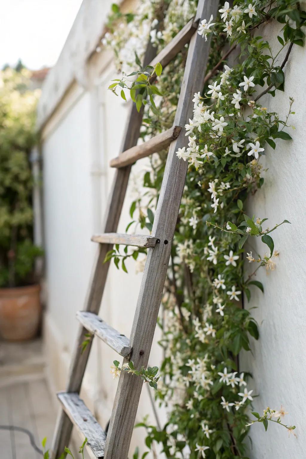 Repurpose and refresh with a creative reclaimed star creeper framework.
