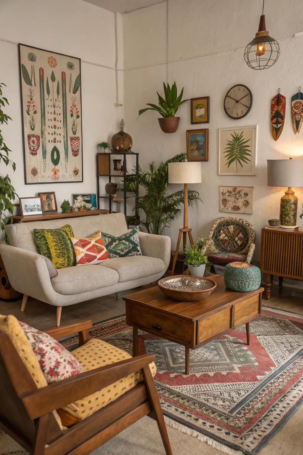 A diverse mix brings personality and charm.