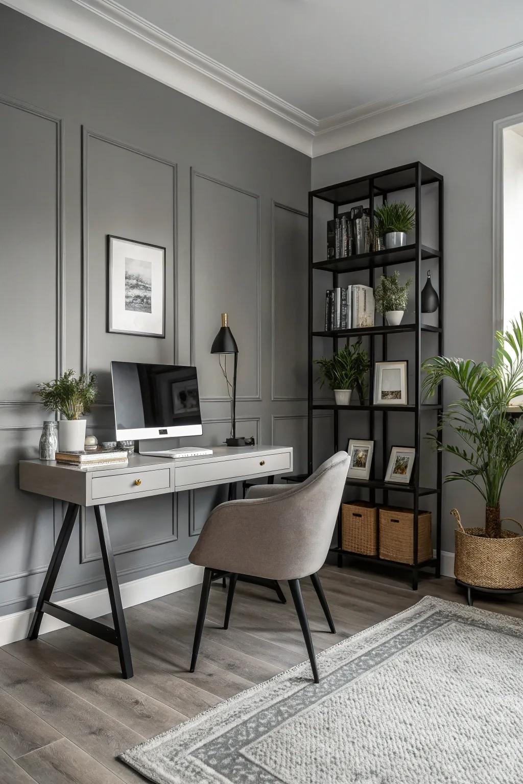 A single-tone theme fosters an elegant ambiance for your virtual meeting presence.