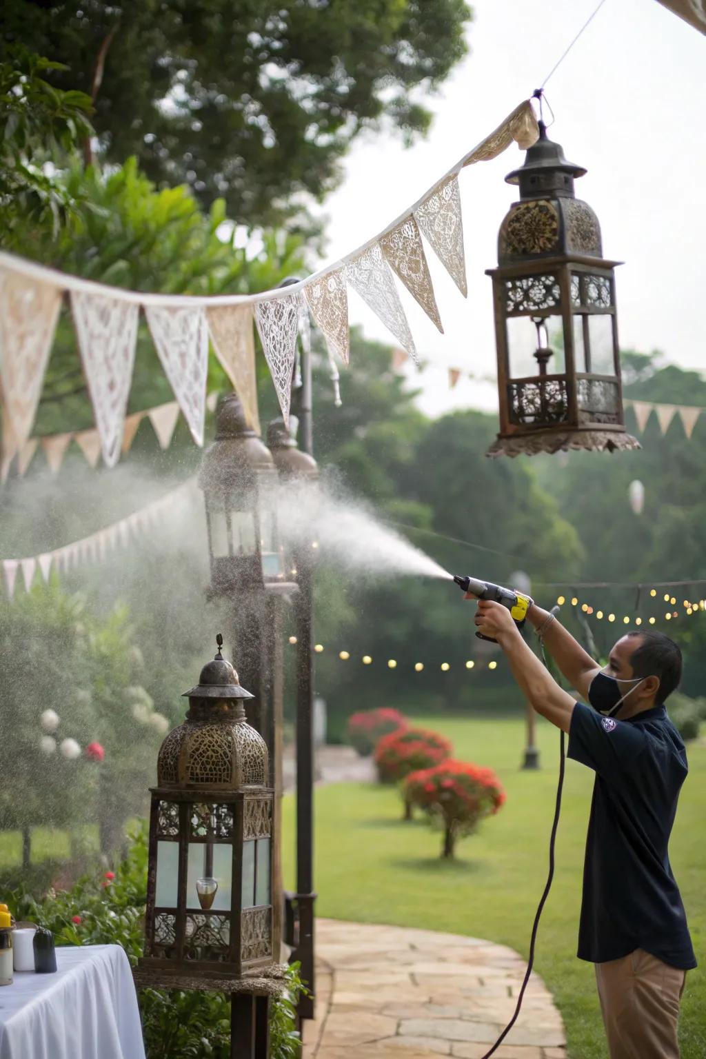 Simple DIY weatherproofing preserves the freshness of your decorations.