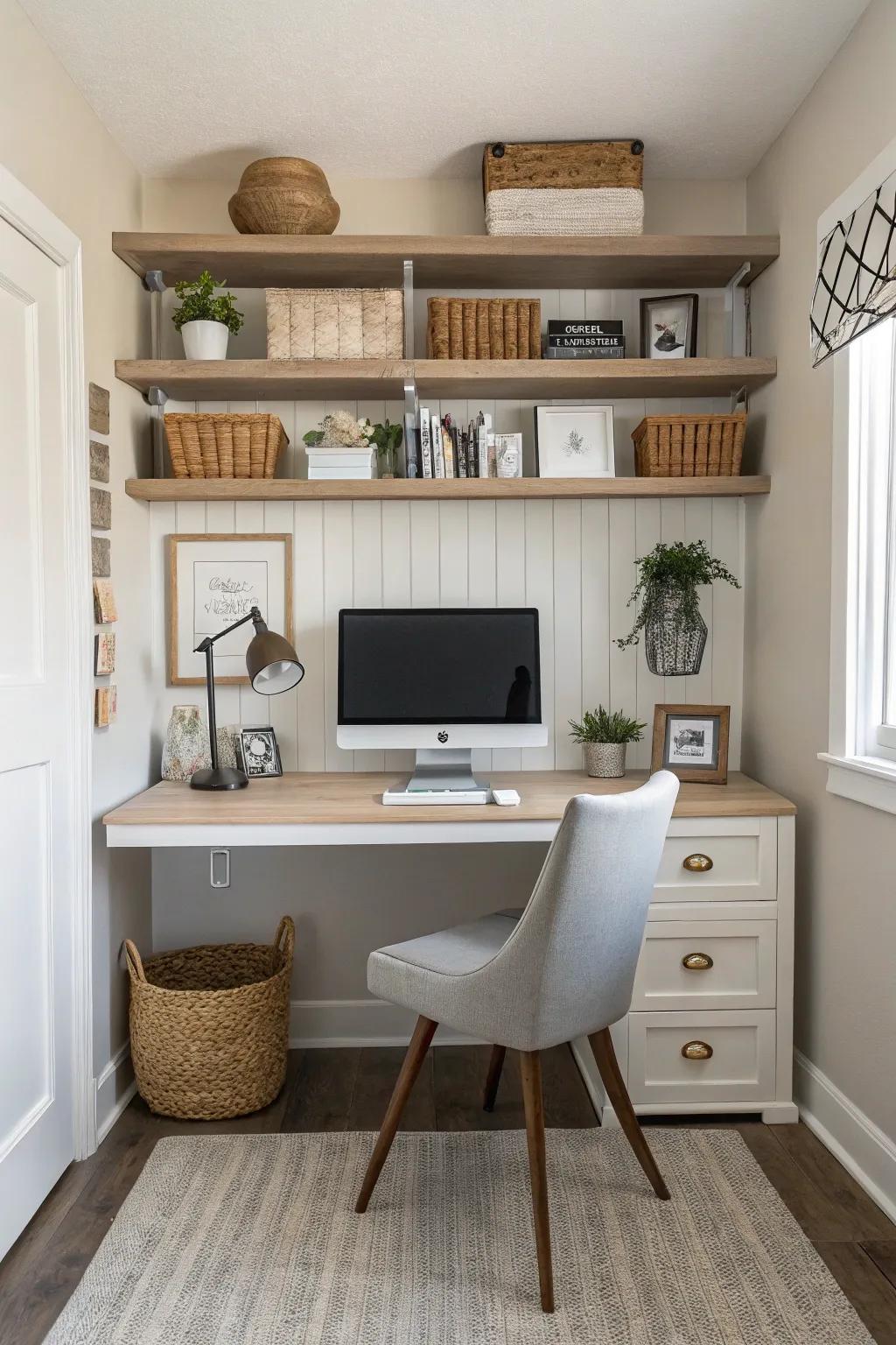 Symmetry offers a sense of harmony and order to your workspace.