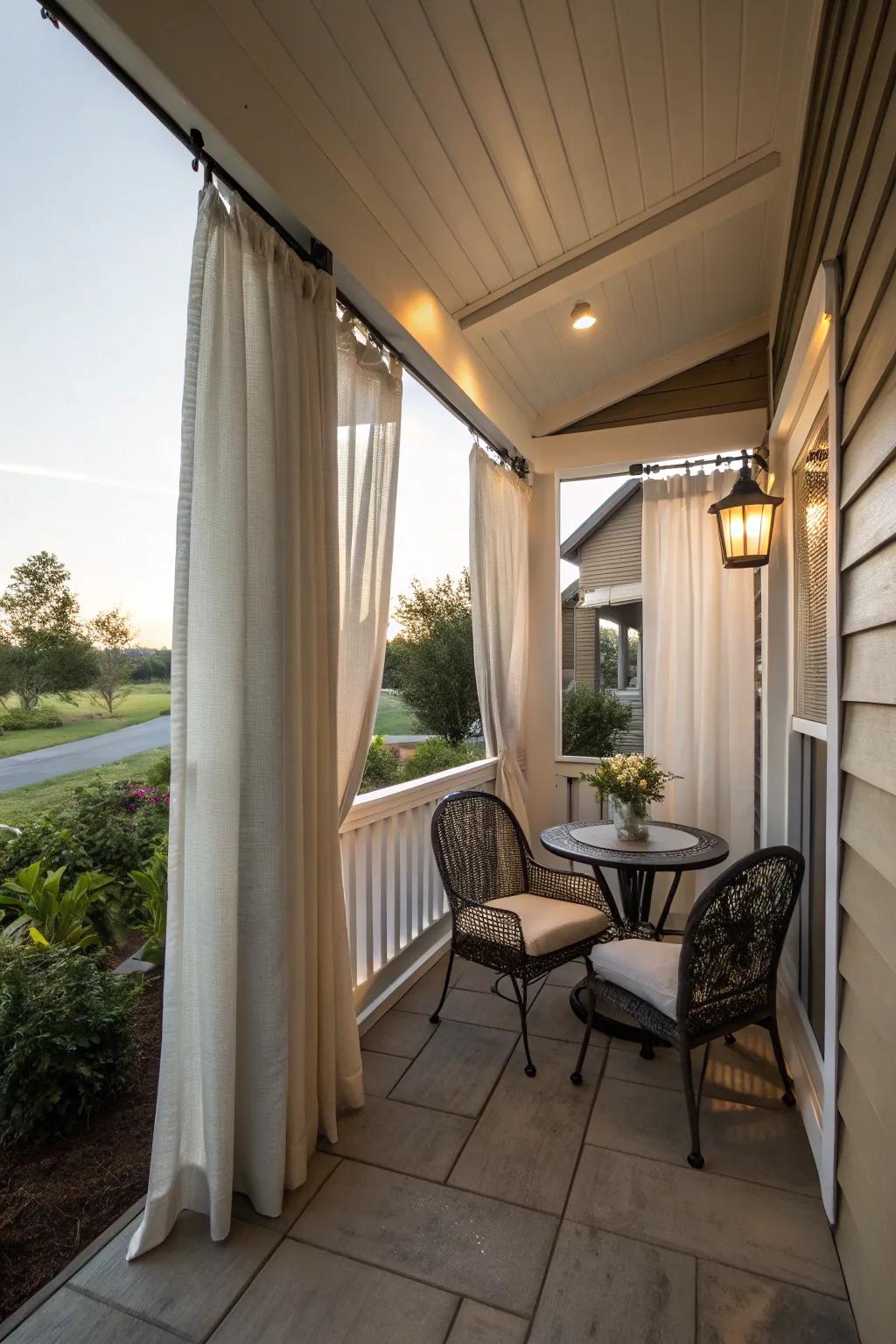 Interior curtains fashion a smooth and harmonious extension of your living space.