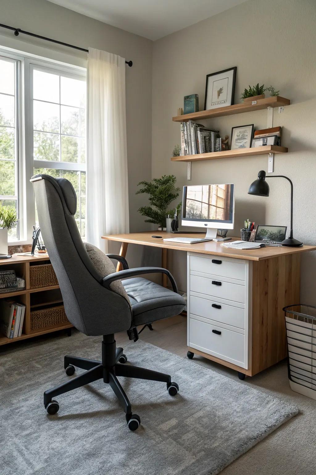 Ergonomics enhance comfort and well-being.