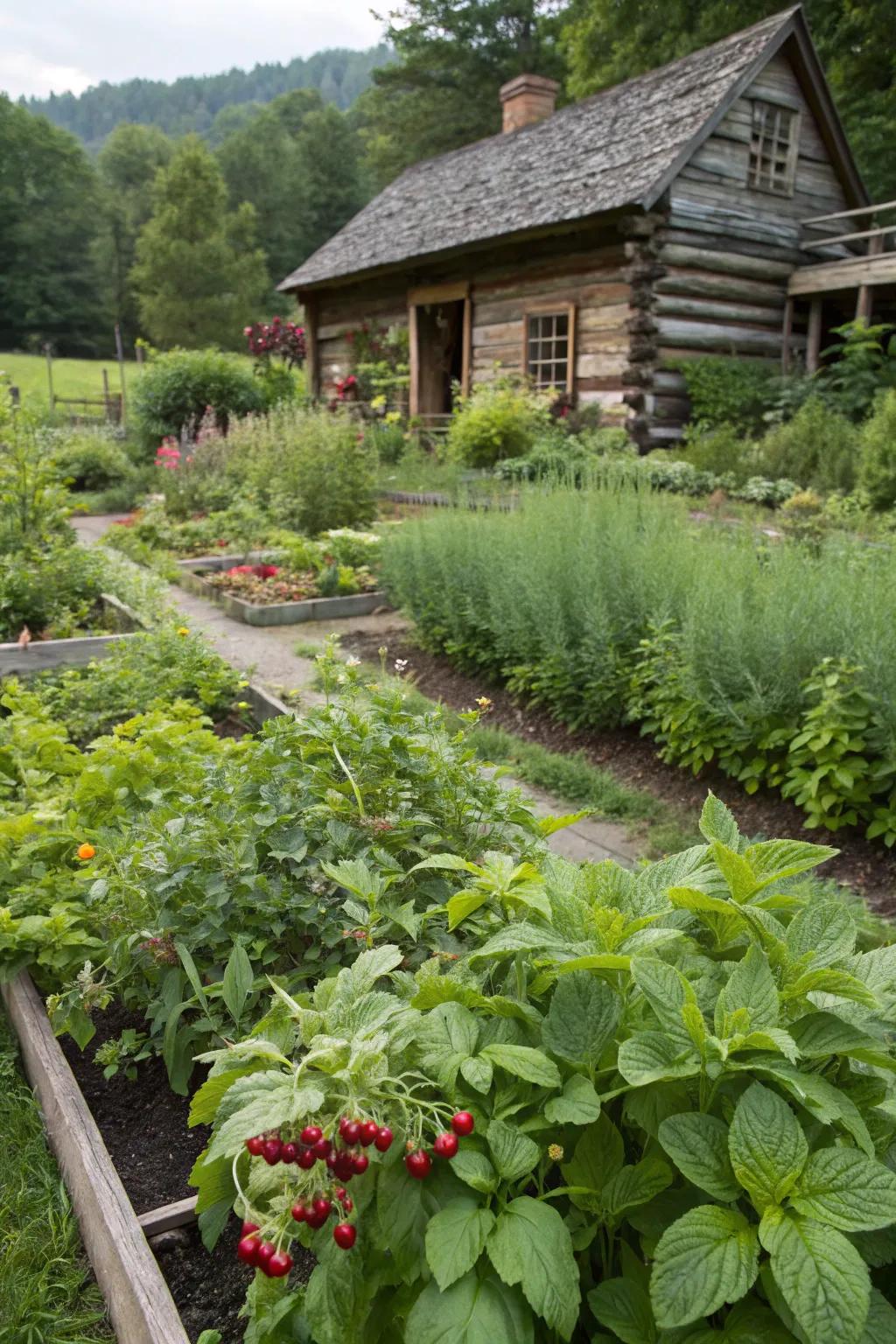 Edible flora introduces beauty and functionality to your outdoor space.