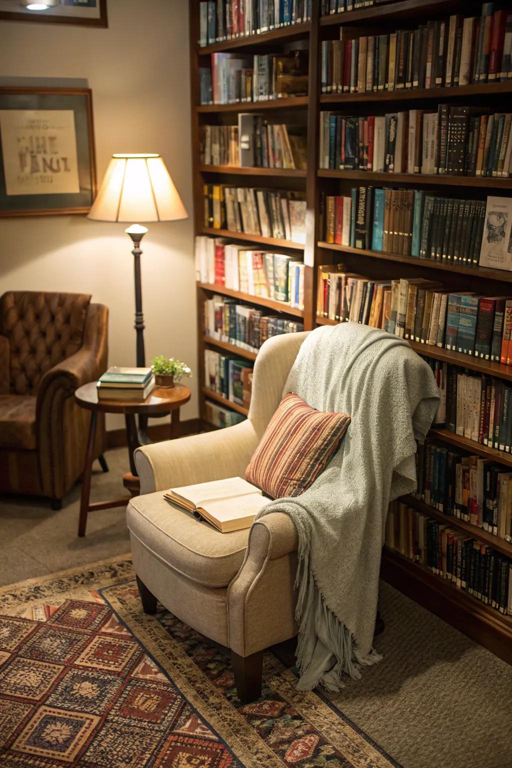 Create a haven with your favorite books.