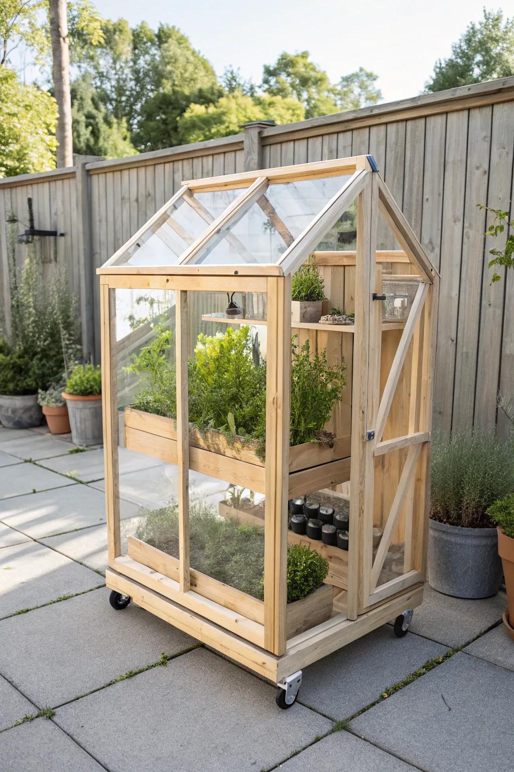 Capture the Sun: Moveable Elegance with a Touch of Nature.