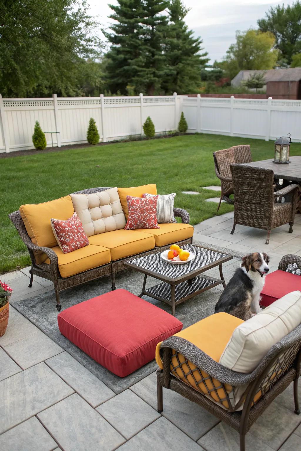 Durable materials ensure longevity and easy maintenance.