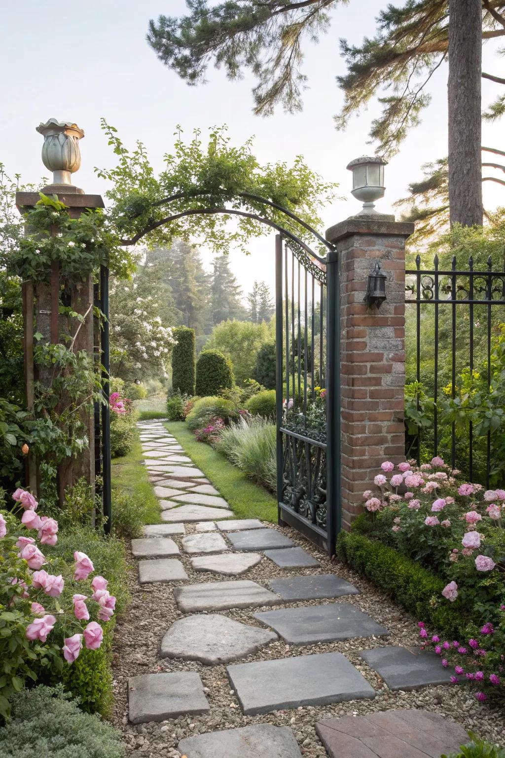 A welcoming path guiding you home.