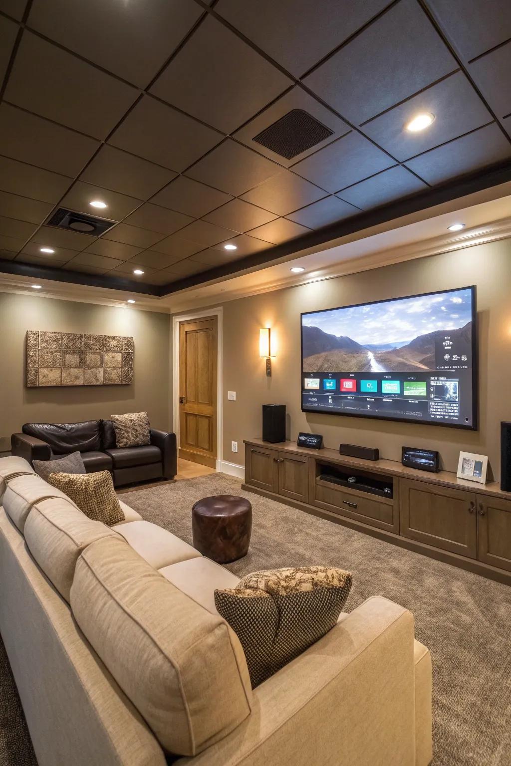 Technology enhancing your entertainment zone.