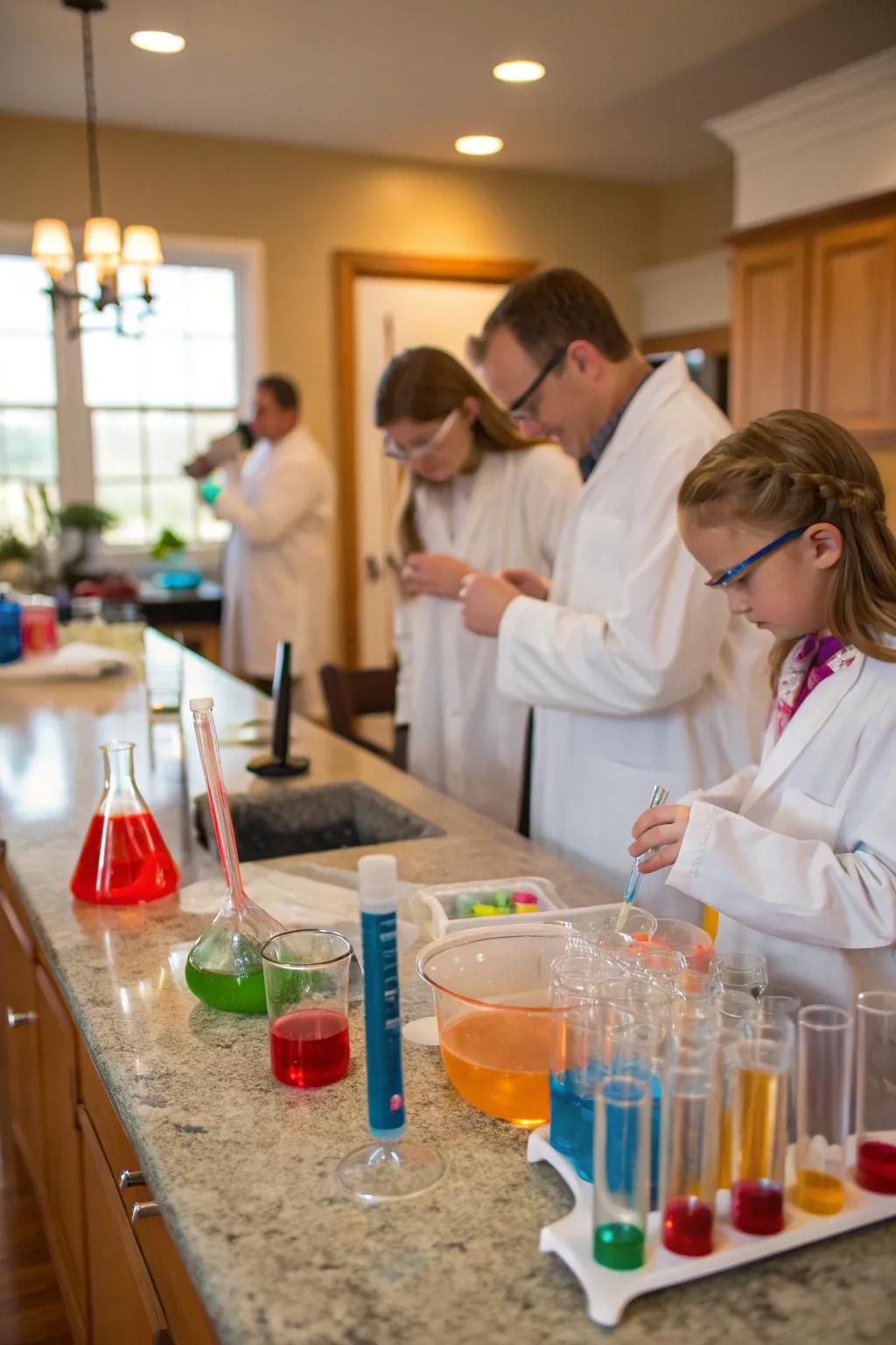 A captivating personalized science evening filled with discovery and fun.
