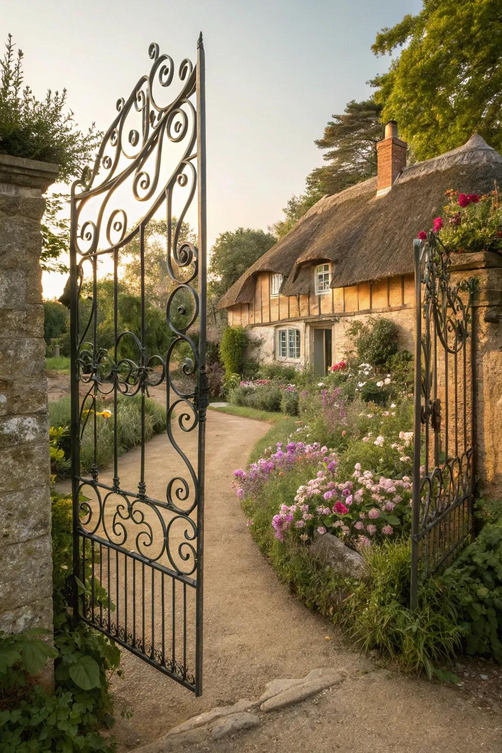 Vintage details bring a touch of the past to your home entry.