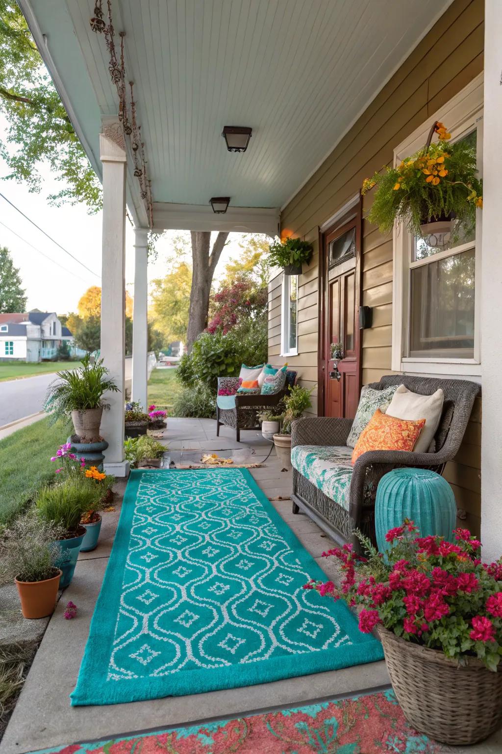 Energetic shades make a bold and vibrant statement.